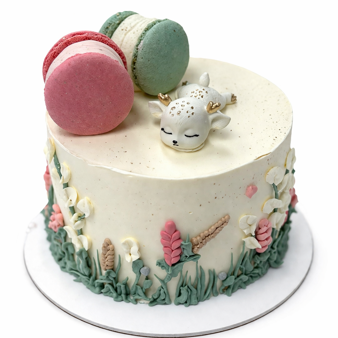 Голяма Торта с шоколадова фигурка