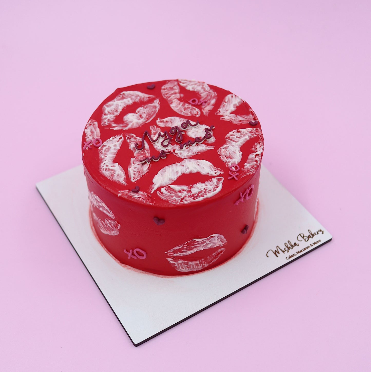 Бенто торта "Луда по теб"